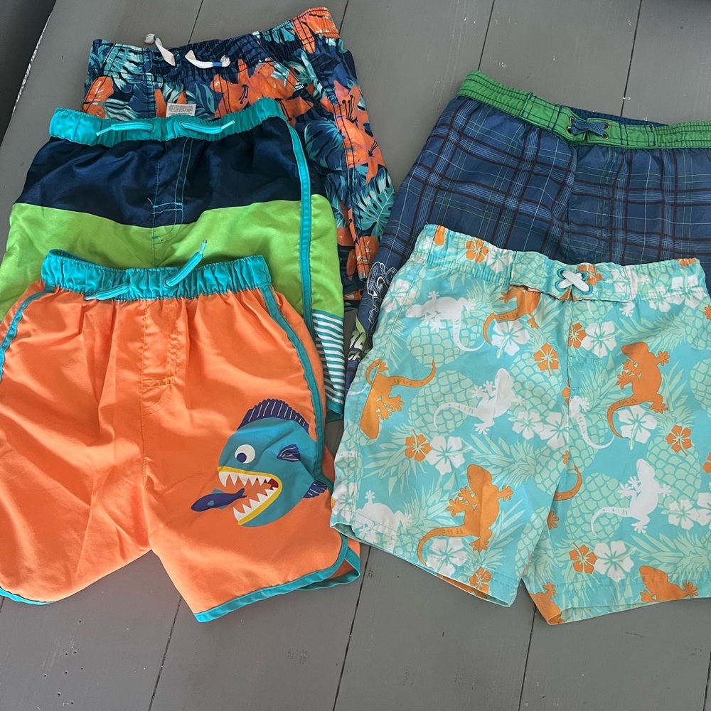 Little boys Swim Shorts Bundle size 4T